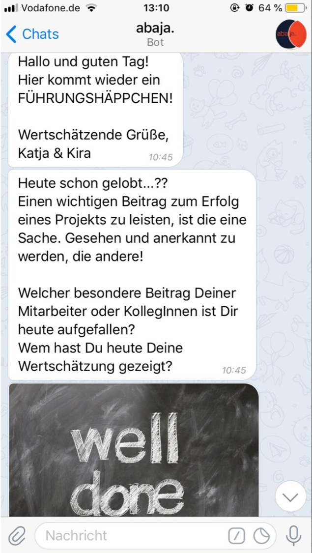 Screenshot Führungshäppchen